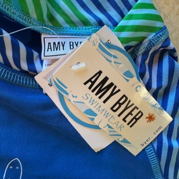 NWT Amy Byer 2 piece Swimsuit Set sz 10 - Picture 7 of 10